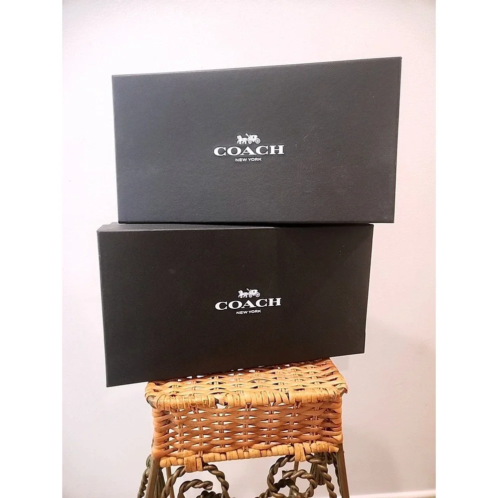 Coach Black shoe EMPTY Boxes Set